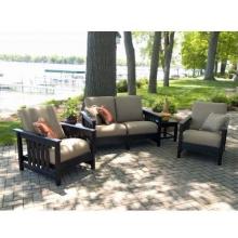 Poly-Wood Club Mission Recycled Plastic Wood Lounge Set