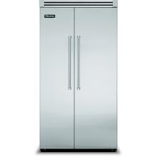 Viking VCSB542 24.0 Cu. Ft. Capacity Professional Series Built In Side By Side Refrigerator - Stainless Steel