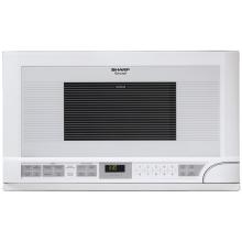 Sharp R1211 1.5 Cu. Ft. 24-Inch Over-The-Counter Microwave - White