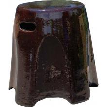 Alfresco Home Cortina Garden Stool - Cognac