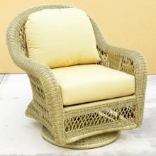 North Cape Montego Resin Wicker Swivel Glider Club Chair - Sea Grass