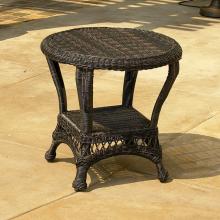 North Cape Port Royal Wicker End Table - Espresso