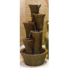 Alfresco Home Torre Outdoor 4 Tier Fountain (With Pump)