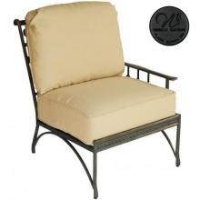 Windham Castings Provence Casual Back Left Chair Frame Only, Black