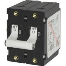 Blue Sea 7235 A-Series Double Pole Toggle - 15A - White