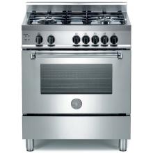 Bertazzoni A304GGVXE 30 Inch Natural Gas 4.0 Cu. Ft. Stainless Steel Range - Master Series