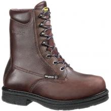Wolverine Mens Fusion 8 Inch Internal Metatarsal Guard Steel Toe EH Work Boots - Chocolate - Size 11 - Medium