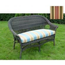 North Cape Tufted Love Seat Cushion ONLY (1)- Calista Cabernet