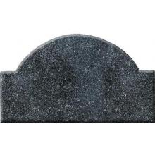 Ridgecrest Solid Granite Address Plaque - Black Polished