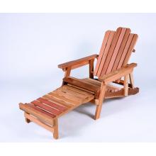 Adjustable Back & Leg Rest Western Red Cedar Lounge Chair By Cedar Delite