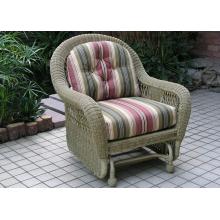 North Cape Montego Resin Wicker Single Glider - Sea Grass