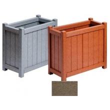 A&B Accessories Recycled Plastic Planters - 11inch X 20inch X 19inch (set Of 2) Driftwood