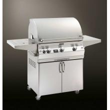 Fire Magic Gas Grills Aurora A660 Natural Gas Grill With Single Side Burner On Cart