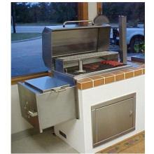 Texas Barbecues 500 Stainless Brick-In Barbecue Pit/Smoker