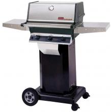MHP Gas Grills TRG2 Infrared Natural Gas Grill W/ SearMagic Grids On Black Cart