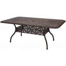 Darlee Series 60 Cast Aluminum Patio Dining Table - 42 X 72 Inch Rectangular