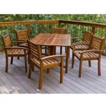 Eden Outdoor Living Montiano Keruing Wood Folding Table