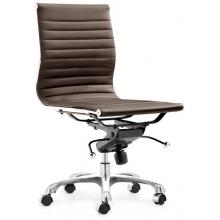 Zuo Modern Lider No Armrest Office Chair Espresso 205243