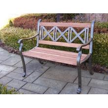Oakland Living Triple Cross Bench - Antique Bronze