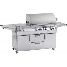 Fire Magic Echelon Diamond E790 All Infrared Propane Gas Grill With Double Side Burner On Cart