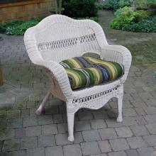 North Cape Vineyard Resin Wicker Chair - White