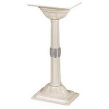 Classic Series Mailbox Post - Almond W/ Satin Nickel