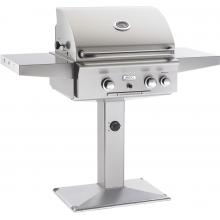 American Outdoor Grill 24 Inch Natural Gas Grill On Pedestal
