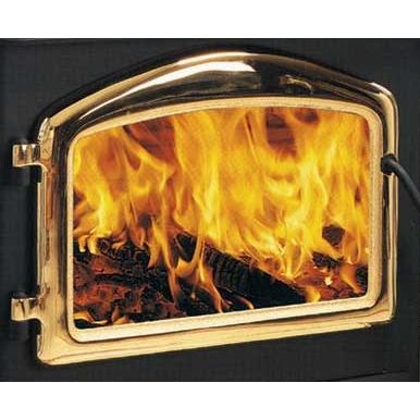 Napoleon H222G Standard Arch Cast Iron Stove Door - 24 KT Gold Plated