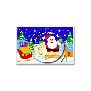Olive Kids Personalized Meal Time Plate Set - Christmas Cookies