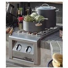 Alfresco Propane Gas Double Side Burner - Built-in