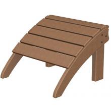Poly-Wood Recycled Plastic Wood Seashell Adirondack Ottoman
