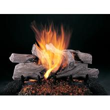 Rasmussen Gas Logs 24 Inch Evening Campfire Vented Log Set With LC Multi-Burner - Match Light