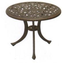 Darlee Catalina Cast Aluminum End Table - 21 Inch Round