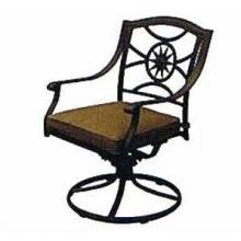 Darlee Ten Star Cast Aluminum Swivel Rocker Chair With Cushion