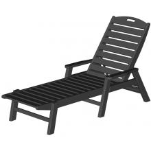 Poly-Wood Nautical Recycled Plastic Wood Chaise Lounge