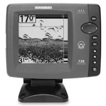 Humminbird 728 Fishfinder With Transom Mount Ducer
