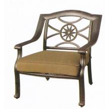 Darlee Ten Star Cast Aluminum Club Chair With Cushions