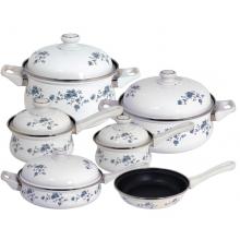 Blue Garland Enamel On Steel 11 Pcs. Cookware Set