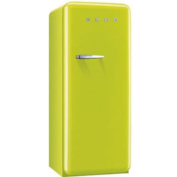Smeg 9.22 Cu. Ft. Right Hinge Retro Style Refrigerator \/ Freezer - Lime FAB28ULIR1 Smeg 9.22 Cu. Ft. Right Hinge Retro Style Refrigerator \/ Freezer - Lime FAB28ULIR1