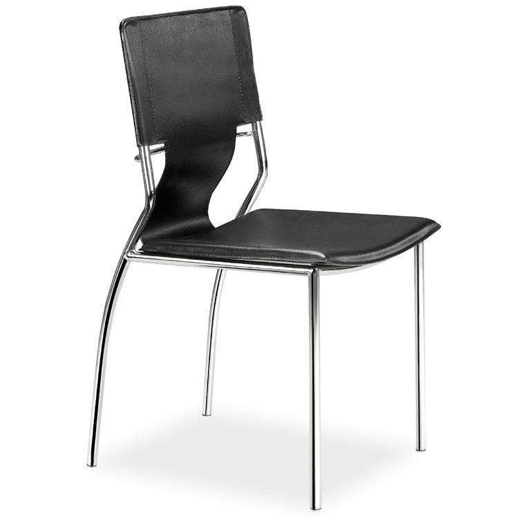 Zuo Modern - Trafico Side Chair Black (Set Of 4 Chairs) - 404131