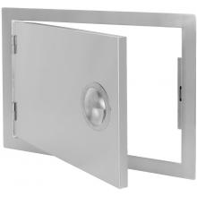 BBQ Guys Portofino Series 24 Inch Left-Hinged Single Access Door - Open View 