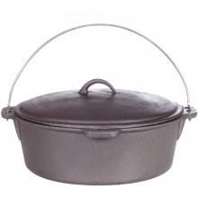 Cajun Cookware Dutch Ovens 16 Quart Cast Iron Dutch Oven