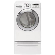 LG Dryers 7.3 Cu. Ft. Large Capacity Steam Gas Dryer, White - DLGX2502W