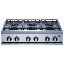 DCS Cooktops Professional 36 Inch Natural Gas Cooktop By Fisher Paykel - CP-366