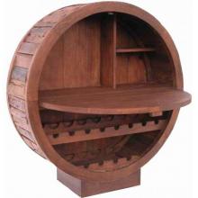Groovy Stuff Teak Wood Trail Boss Wine Cabinet / Bar - TF-695