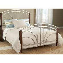 Hillsdale Sorrento Full/Queen Sized Bed Nickel Headboard - 1591HFQR