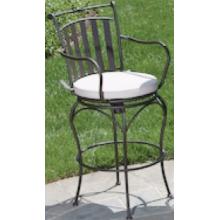 Alfresco Home Classico Wrought Iron Bar Stool