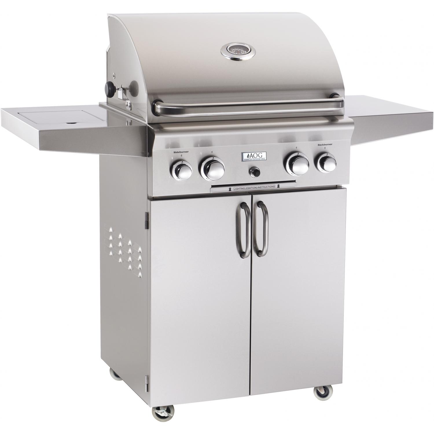 American Outdoor Grill 24 Inch Natural Gas Grill On Cart American Outdoor Grill 24 Inch Natural Gas Grill On Cart