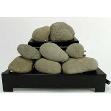 Rasmussen 20 Inch Natural ALTERNA Vent Free Natural Gas FireStones With Black Chassis And Remote Ready Safety Pilot Control