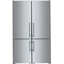 Liebherr SBS-32S1 30.9 Cu. Ft. Capacity 4 Zone Side-By-Side Refrigerator / Freezer With Ice Maker - Stainless Steel
